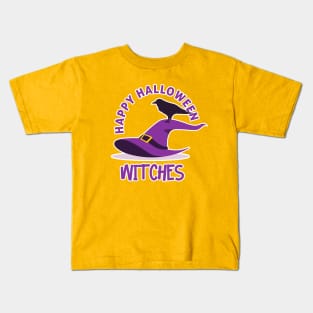 Happy halloween witches Kids T-Shirt